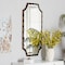 Baxton Studio Lieven Rustic Glam and Luxe Two-Tone Light Brown and Black Finished Metal Accent Wall Mirror 229-12928-ZORO - alternate 2